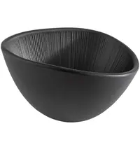 ECW Kommen | NERO | Melamine | Zwart | 50cl | 6 Stuks | Ø190x90(h)mm