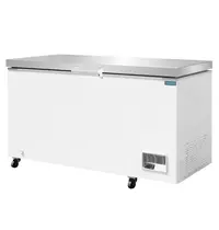 Polar Vrieskist | G-SERIE | Wit/RVS | 400L | -18°C/-25°C | Statisch | Kanteldeksel | 1435x730x970(h)mm
