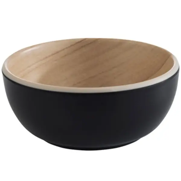 Dipschaaltje | FRIDA | Melamine | Zwart | 10cl | Per Stuk | Ø85x35(h)mm