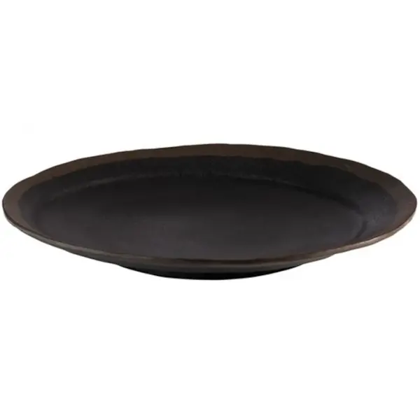 Diep Bord | MARONE | Melamine | Zwart | Per Stuk | Ø280x35(h)mm