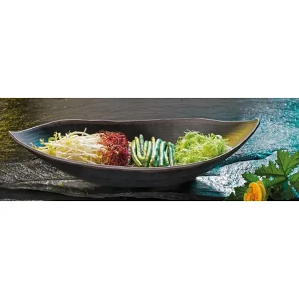 Schaal | MARONE | Melamine | Zwart | 90cl | Per Stuk | 300x190x80(h)mm