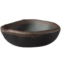 ECW Dipschaaltje | MARONE | Melamine | Zwart | 5cl | Per Stuk | Ø85x25(h)mm