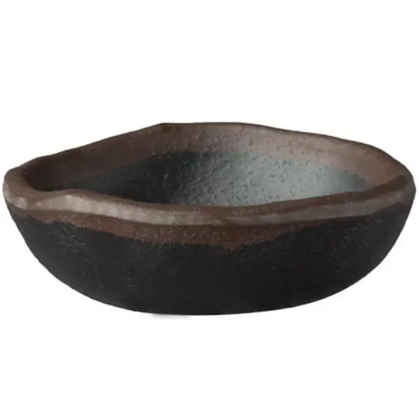 Dipschaaltje | MARONE | Melamine | Zwart | 5cl | Per Stuk | Ø85x25(h)mm