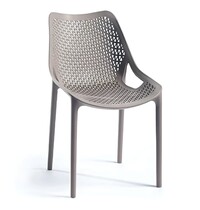 E.R.S. Stoel | Kunststof | Taupe | In-/Outdoor | 500x610x800(h)mm