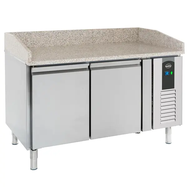 Pizzawerkbank | STANDARD LINE | 390L | 2 Deuren (EN600x400) | +2°C/+8°C | Geforceerd | 1510x800x1000(h)mm