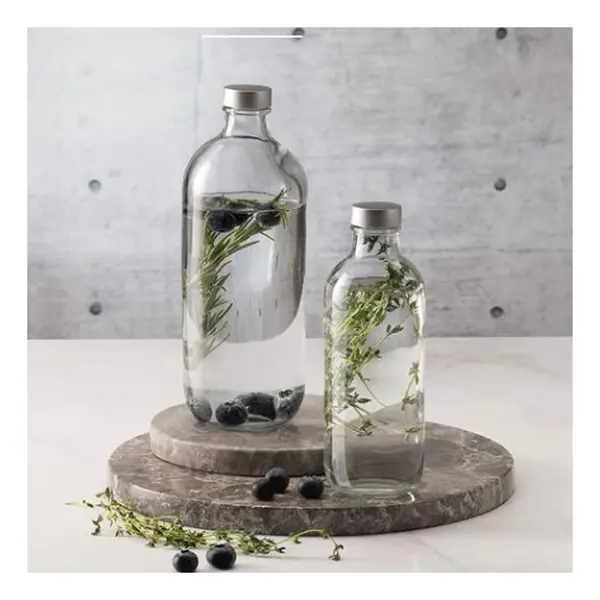 Flessen | ICONIC | Glas | 0.5L | Schroefdop | 6 Stuks | Ø73x202(h)mm