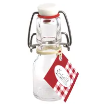 ECW Flessen | Glas | 0.05L | Beugelsluiting (Luchtdicht) | 12 Stuks | 115(h)mm