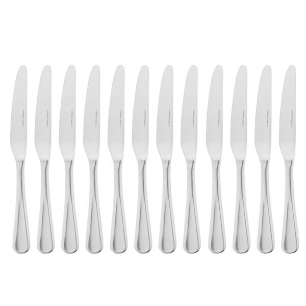 Tafelmessen | ROMA | RVS | 12 Stuks | Lengte 240mm