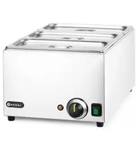 HENDI Bain-Marie | RANGER | Elektrisch | 1/1 GN | 30°C/85°C | 1kW (230V) | Incl. GN-Bakken | 332x590x242(h)mm