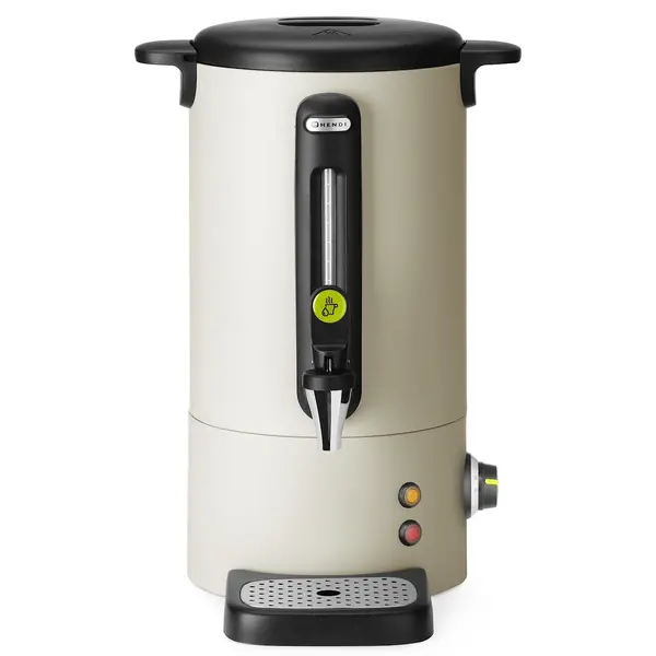 Verwarmde Drankendispenser | UNIQ (Design by Bronwasser) | Wit | 9L | 30°C/100°C | 0.95kW (230V) | Enkelwandig | Lekbak | 307x330x450(h)mm