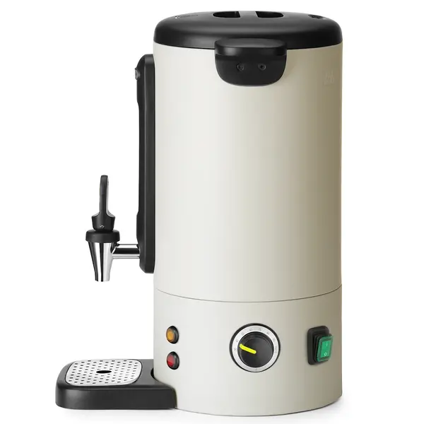 Verwarmde Drankendispenser | UNIQ (Design by Bronwasser) | Wit | 9L | 30°C/100°C | 0.95kW (230V) | Enkelwandig | Lekbak | 307x330x450(h)mm