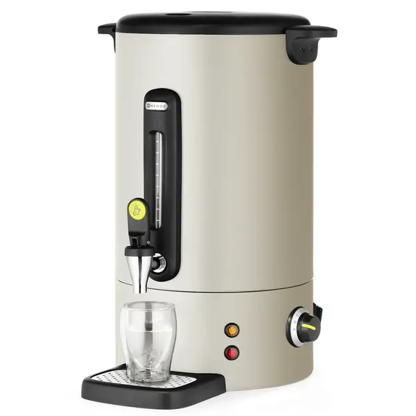 Verwarmde Drankendispenser | UNIQ (Design by Bronwasser) | Wit | 16L | 30°C/100°C | 1.65kW (230V) | Enkelwandig | Lekbak | 357x380x502(h)mm