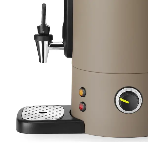 Verwarmde Drankendispenser | UNIQ (Design by Bronwasser) | Taupe | 9L | 30°C/100°C | 0.95kW (230V) | Enkelwandig | Lekbak | 307x330x450(h)mm