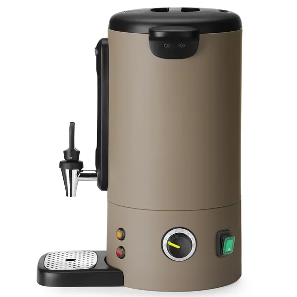 Verwarmde Drankendispenser | UNIQ (Design by Bronwasser) | Taupe | 9L | 30°C/100°C | 0.95kW (230V) | Enkelwandig | Lekbak | 307x330x450(h)mm
