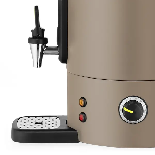 Verwarmde Drankendispenser | UNIQ (Design by Bronwasser) | Taupe | 16L | 30°C/100°C | 1.65kW (230V) | Enkelwandig | Lekbak | 357x380x502(h)mm