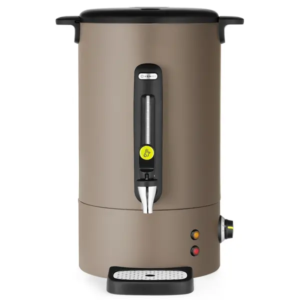 Verwarmde Drankendispenser | UNIQ (Design by Bronwasser) | Taupe | 16L | 30°C/100°C | 1.65kW (230V) | Enkelwandig | Lekbak | 357x380x502(h)mm