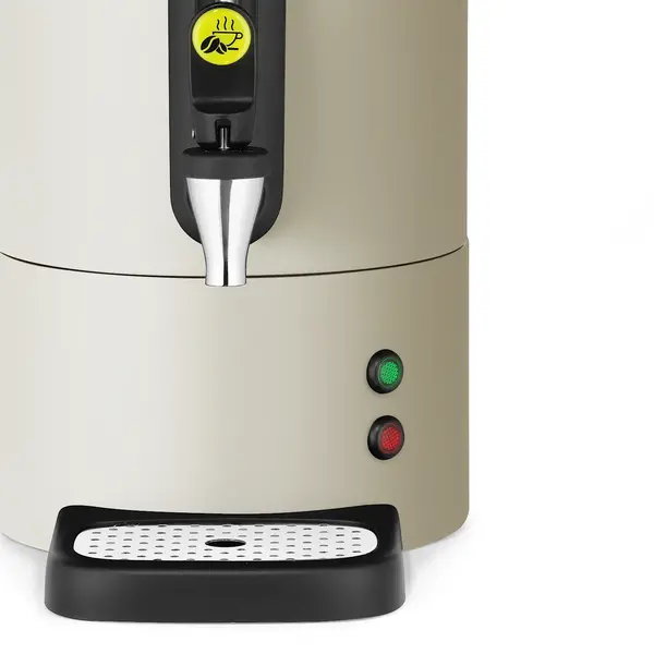 Koffiepercolator | UNIQ (Design by Bronwasser) | Wit | 7L | Warmhoudfunctie | 1.05kW (230V) | Enkelwandig | Lekbak | 307x330x450(h)mm