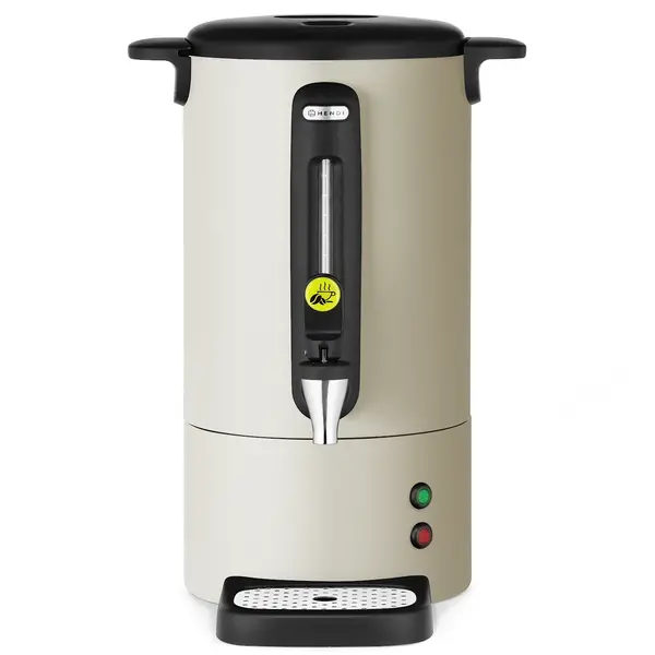 Koffiepercolator | UNIQ (Design by Bronwasser) | Wit | 7L | Warmhoudfunctie | 1.05kW (230V) | Enkelwandig | Lekbak | 307x330x450(h)mm