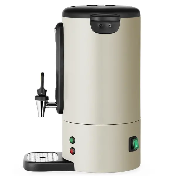 Koffiepercolator | UNIQ (Design by Bronwasser) | Wit | 7L | Warmhoudfunctie | 1.05kW (230V) | Enkelwandig | Lekbak | 307x330x450(h)mm