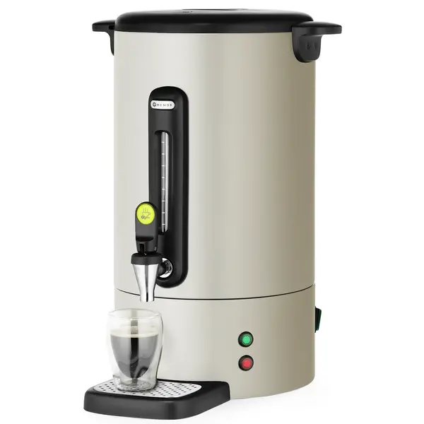 Koffiepercolator | UNIQ (Design by Bronwasser) | Wit | 14L | Warmhoudfunctie | 1.75kW (230V) | Enkelwandig | Lekbak | 357x380x502(h)mm
