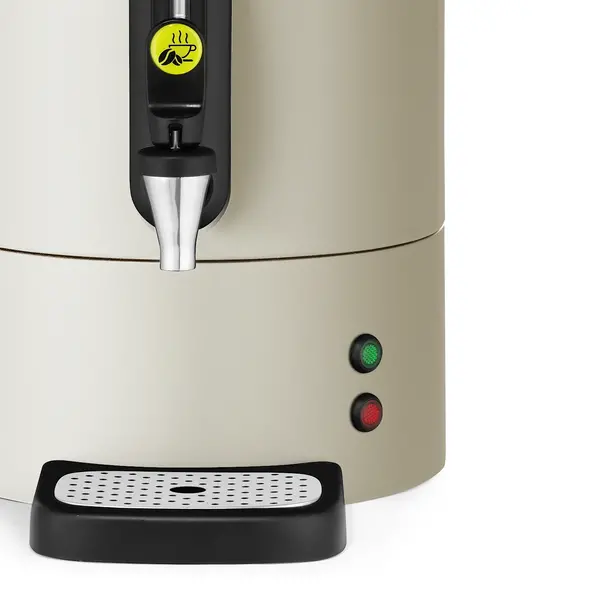 Koffiepercolator | UNIQ (Design by Bronwasser) | Wit | 14L | Warmhoudfunctie | 1.75kW (230V) | Enkelwandig | Lekbak | 357x380x502(h)mm