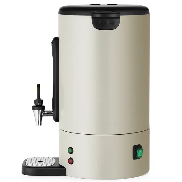 Koffiepercolator | UNIQ (Design by Bronwasser) | Wit | 14L | Warmhoudfunctie | 1.75kW (230V) | Enkelwandig | Lekbak | 357x380x502(h)mm