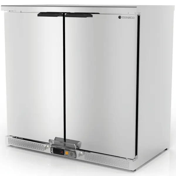 Barkoelkast | NRH | 225L | RVS | +2°C/+8°C | Geforceerd | Draaideuren | Temperatuuralarm | 925x520x850(h)mm