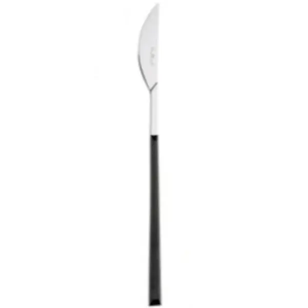 Tafelmessen | PRO BLACK | RVS/Kunststof | 12 Stuks | Lengte 225mm