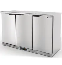 Coreco Barkoelkast | NRH | 320L | RVS | +2°C/+8°C | Geforceerd | Draaideuren | Temperatuuralarm | 1375x520x850(h)mm