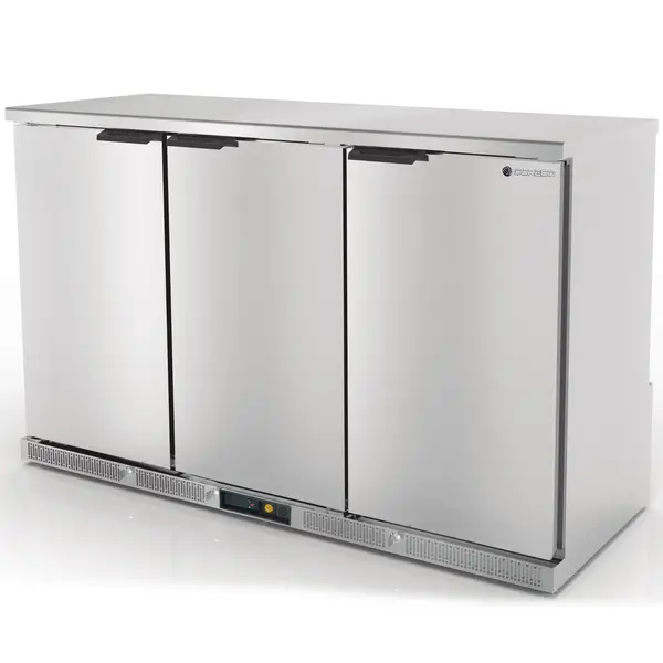 Barkoelkast | NRH | 320L | RVS | +2°C/+8°C | Geforceerd | Draaideuren | Temperatuuralarm | 1375x520x850(h)mm