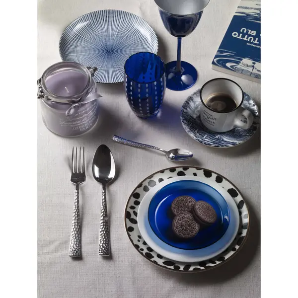 Koffielepels | PALACE MARTELLATO | RVS | 12 Stuks | Lengte 148mm