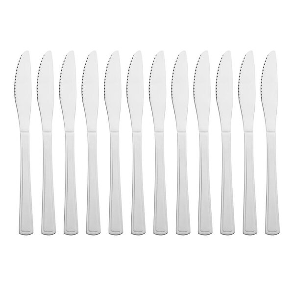 Tafelmessen | RVS | 12 Stuks | Lengte 187mm