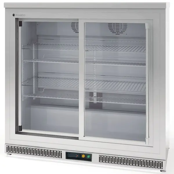 Barkoelkast | ERH | 225L | RVS | +2°C/+8°C | Geforceerd | Schuifdeuren | Temperatuuralarm | 925x520x850(h)mm