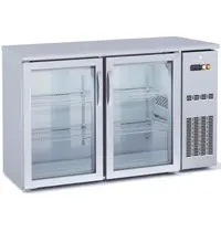 Coreco Barkoelkast | SB | 325L | RVS | 0°C/+7°C | Geforceerd | Draaideuren | Temperatuuralarm | 1465x530x850(h)mm