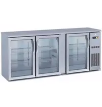 Coreco Barkoelkast | SB | 490L | RVS | 0°C/+7°C | Geforceerd | Draaideuren | Temperatuuralarm | 2025x530x850(h)mm