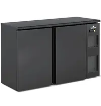 Coreco Barkoelkast | SB | 325L | Zwart | 0°C/+7°C | Geforceerd | Draaideuren | Temperatuuralarm | 1485x530x850(h)mm
