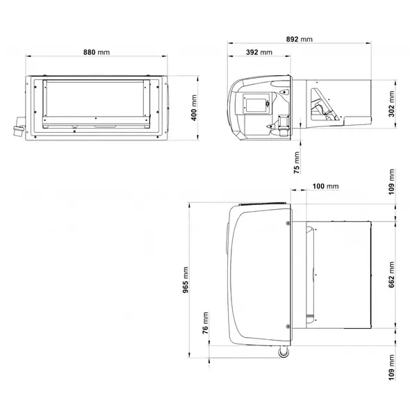 Trailer Unit | ARKTIK | ≤10m³ | -20°C/+10°C | 1.2kW (230V) | Klimaatbeheersing | Stof-/Waterbestendig | 965x892x400(h)mm