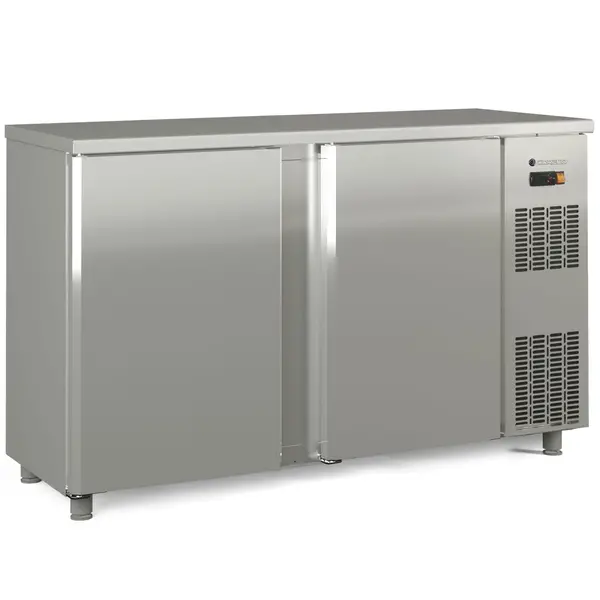 Barkoelkast | SB | 325L | RVS | 0°C/+7°C | Geforceerd | Draaideuren | Temperatuuralarm | 1485x530x850(h)mm