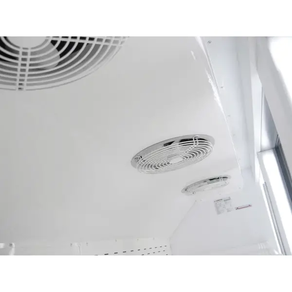 Wandvriezer | CVC | Wit/Zwart | -18°C/-25°C | Geforceerd | Draaideur | Temperatuur-/Deuralarm | 680x865x2065(h)mm