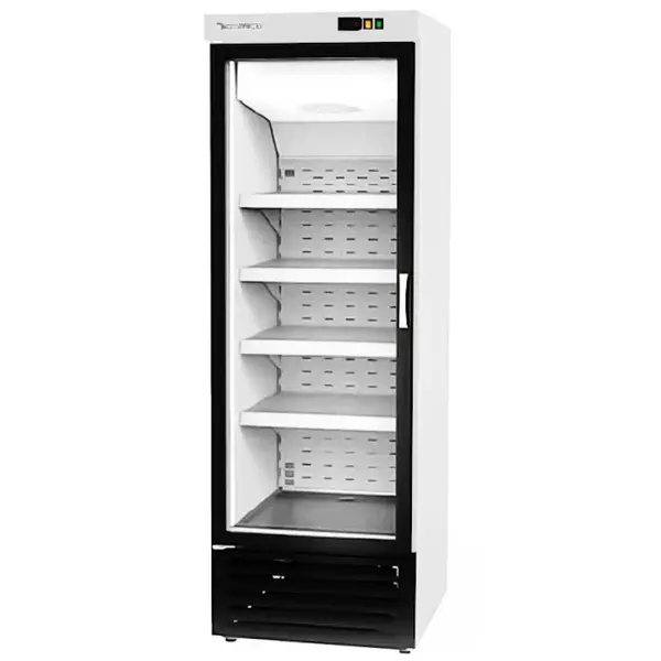 Wandvriezer | CVC | Wit/Zwart | -18°C/-25°C | Geforceerd | Draaideur | Temperatuur-/Deuralarm | 680x865x2065(h)mm