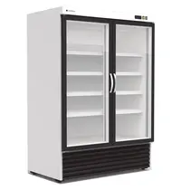 Coreco Wandvriezer | CVC | Wit/Zwart | -18°C/-25°C | Geforceerd | Draaideuren | Temperatuur-/Deuralarm | 1370x865x2065(h)mm