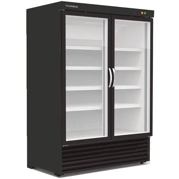 Wandvriezer | CVC | Zwart | -18°C/-25°C | Geforceerd | Draaideuren | Temperatuur-/Deuralarm | 1370x865x2065(h)mm