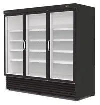 Coreco Wandvriezer | CVC | Zwart | -18°C/-25°C | Geforceerd | Draaideuren | Temperatuur-/Deuralarm | 2055x865x2065(h)mm