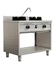 UNNINOX Wokfornuis | Gas | 2 Branders (2x 15kW) | Waterkraan | Open Onderkast | 1000x600x850/1000(h)mm 