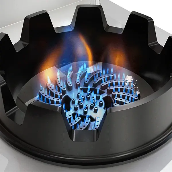 Wokfornuis | Gas | 3 Branders (3x 15kW) | Waterkranen | Open Onderkast | 1500x600x850/1000(h)mm