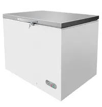 UNNICOOL Vrieskist | Wit/RVS | 358L | -18°C/-25°C | Statisch | Kanteldeksel | 1035x720x830(h)mm