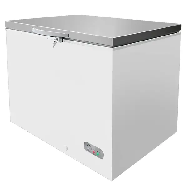 Vrieskist | Wit/RVS | 610L | -18°C/-25°C | Statisch | Kanteldeksel | 1805x720x830(h)mm