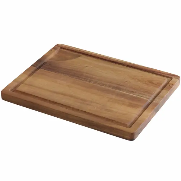 Serveerplank | EARTH | Acaciahout | Sapgeul | Per Stuk | 300x230x18(h)mm