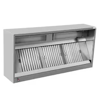 UNNINOX Afzuigkap | PREMIUM | Doosmodel | Excl. Motor | Verlichting | 2000x1100x450(h)mm