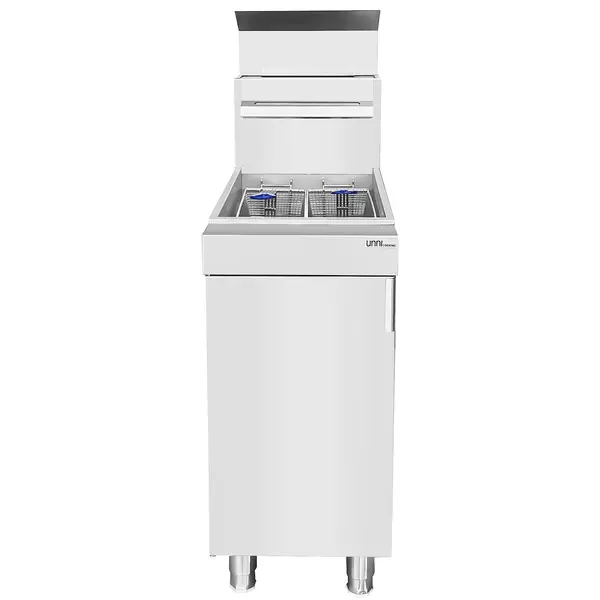 Friteuse | Aardgas | 21L | 0°C/195°C | 26.4kW | Aftapkraan | 394x765x900/1350(h)mm